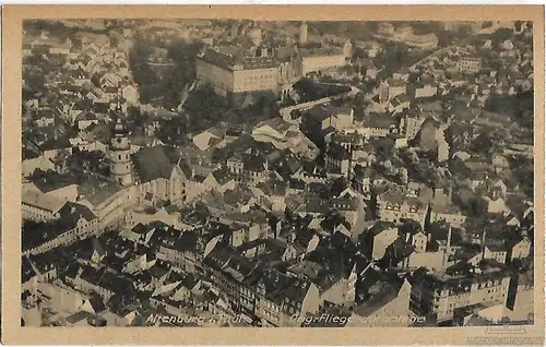 AK Altenburg i. Thür. Orig. Fliegeraufnahme. ca. 1913, Postkarte. Serien Nr