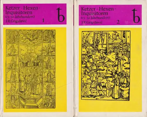 Buch: Ketzer - Hexen - Inquisitoren, Grigulevic, J. R., 2 Bände, 1980, Akademie