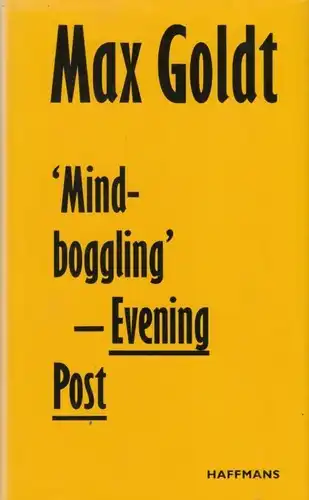 Buch: Mindblogging - Evening Post, Kolumnen. Goldt, Max, 1998, Haffmans Verlag