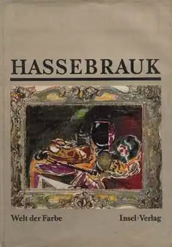 Buch: Ernst Hassebrauk, Lang, Lothar. 1980, Insel-Verlag, gebraucht, gut