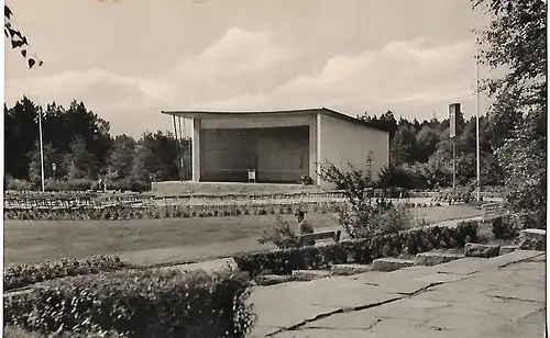 AK Bad Klosterlausnitz. Musikpavillon im Kurpark. ca. 1962, gebraucht,gut