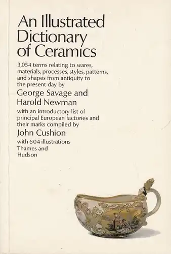 Buch: An illustrated Dictionary of Ceramics, Savage, George; Newman, Harold
