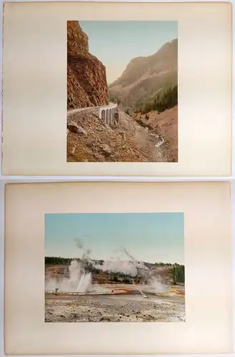 Foto: Yellowstone National Park - Golden Gate, Norris Geyser Basin. Detroit 1902