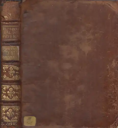 Buch: Floriani Dalham Physicae, Tomus I, 1752, Joan. Thomae Teattner, Latein