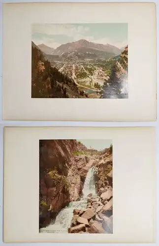 Foto: Colorado - Ouray; Rainbow Falls in Ute Pass. Detroit Photograph Co., 1901