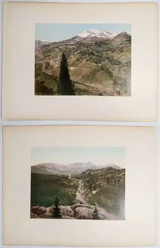 Foto: Marshall Pass and Mt. Ouray / Crossing The Timber Line, M. & P. P. Ry.