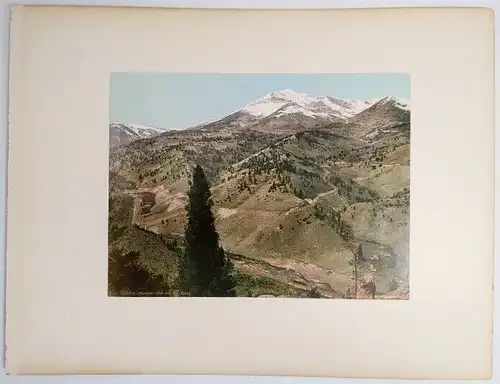 Foto: Marshall Pass and Mt. Ouray / Crossing The Timber Line, M. & P. P. Ry.