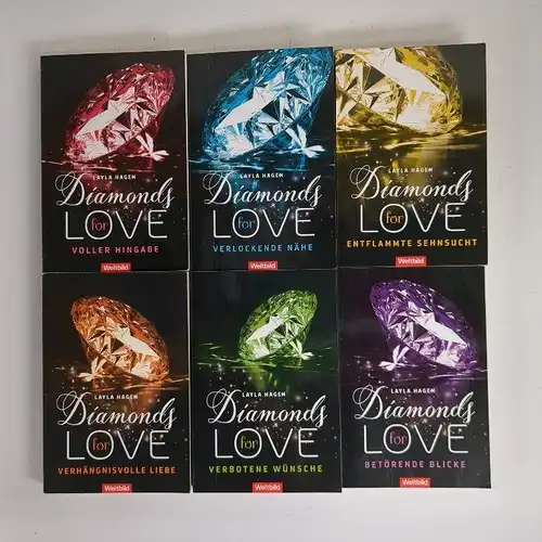 Buch: Diamonds for Love 1-6, Layla Hagen, 6 Bände, Taschenbücher, Liebe