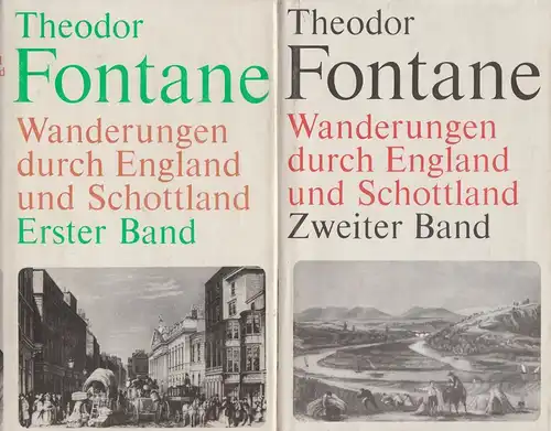 Buch: Wanderungen durch England und Schottland. Fontane, 1979/80, Vlg der Nation