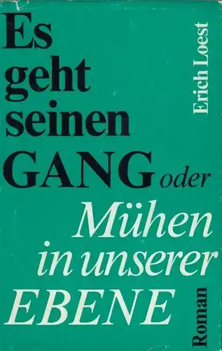 Buch: Es geht seinen Gang, Loest, Erich. 1979, Greifenverlag, gebraucht, gut