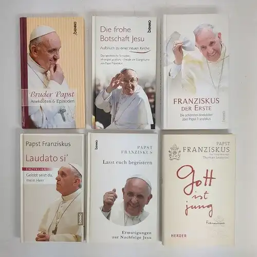 10 Bücher Papst Franziskus, Christentum, Katholizismus, 10 Bände, gebraucht, gut