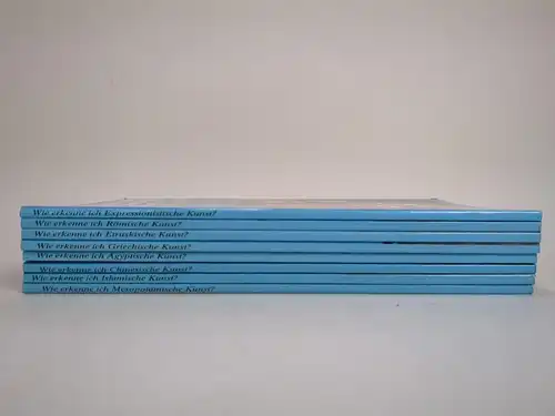 8 Bände Wie erkenne ich Kunst? Bechtermünz, 1995, Architektur. Skulptur. Malerei