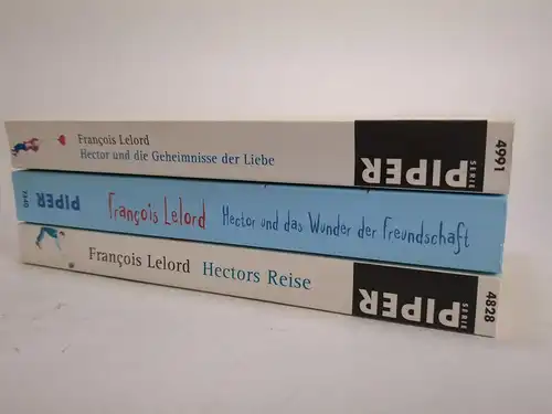 3 Bücher Francois Lelord: Hector - Glück, Freundschaft, Liebe, 3 Bände, Piper