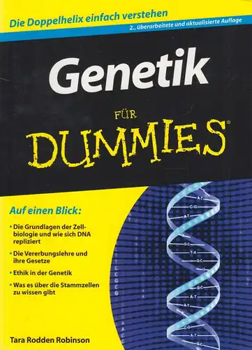 Buch: Genetik für Dummies. Robinson, Tara Rodden, 2012, Wiley-Vch Verlag