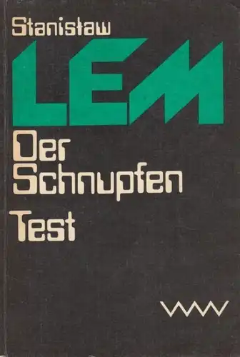 Buch: Der Schnupfen. Der Test, Lem, Stanislaw. 1980, Verlag Volk und Welt