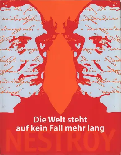 Ausstellungskatalog: Nestroy, 2002, Die Welt steht auf keinen Fall mehr lang