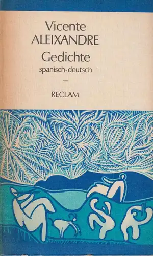 Buch: Gedichte, Aleixandre, Vincente. Reclams Universal-Bibliothek, 1980, RUB
