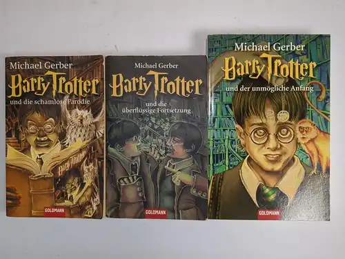 Buch: Barry Trotter 1-3, Michael Gerber, Goldmann, Parodie, Fortsetzung, Anfang