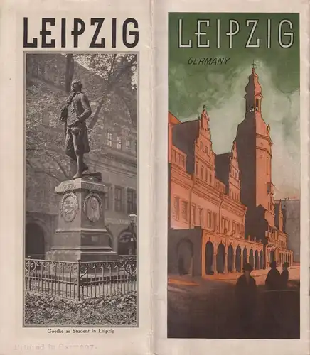 Prospekt: Leipzig Germany, Englischsprachig, Prospekt, gebraucht, gut