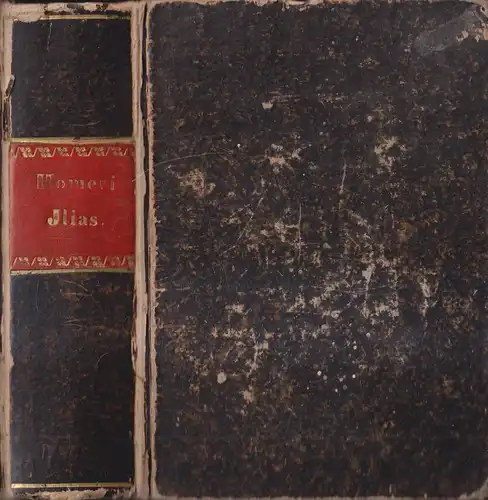Buch: Homeri Ilias, Tomus I + II, 1839, C. Tauchnitii, griechisch, gebraucht gut