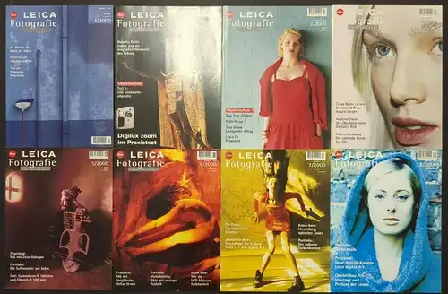 8 Hefte Leica Fotografie International 1-8/2000, Zeitschrift, Magazin, Foto