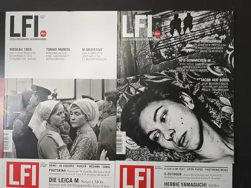 8 Hefte LFI Leica Fotografie International 1-8/2012, Zeitschrift, Magazin, Foto