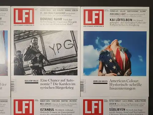 8 Hefte LFI Leica Fotografie International 1-8/2013, Zeitschrift, Magazin, Foto