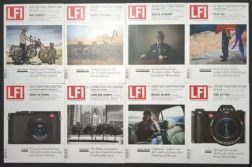 8 Hefte Leica Fotografie International 1-8/2015, Zeitschrift, Magazin, Foto