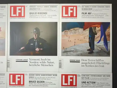 8 Hefte Leica Fotografie International 1-8/2015, Zeitschrift, Magazin, Foto