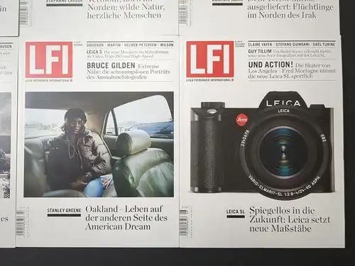 8 Hefte Leica Fotografie International 1-8/2015, Zeitschrift, Magazin, Foto