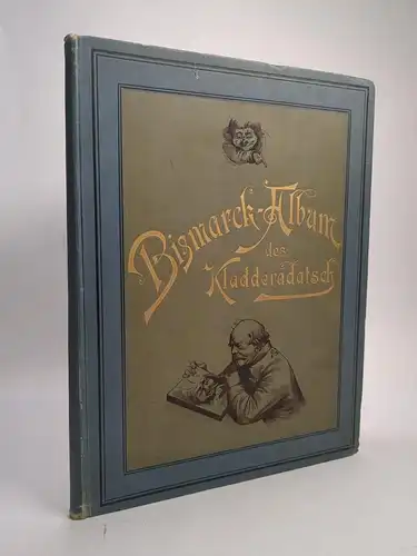 Buch: Bismarck-Album des Kladderadatsch. 1890, A.Hofmann & Comp, gebraucht, gut