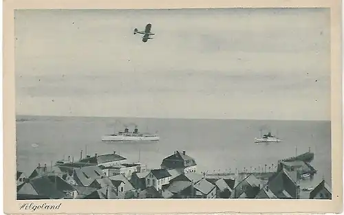 AK Helgoland. ca. 1928, gebraucht, gut