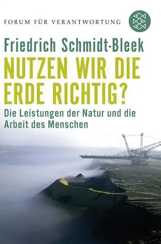 Buch: Nutzen wir die Erde richtig?, Schmidt-Bleek, Friedrich, 2007, Fischer