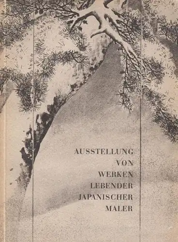 Buch: Ausstellung von Werken lebender japanischer Maler, anonym, 1931, Würfel