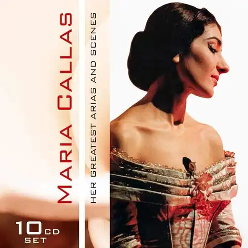 CD-Box: Maria Callas, Her Greatest Arias and Scenes. 10 CDs, gebraucht, gut