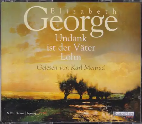 CD-Box: Elizabeth George - Undank ist der Väter Lohn. Gelesen von K. Menrad, 5CD