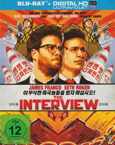 Blu-ray: The Interview. Seth Rogen, James Franco, Lizzy Caplan, gebraucht, gut