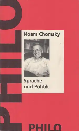 Buch: Sprache und Politik, Chomsky, Noam, 1999, Philo Verlag, gebraucht