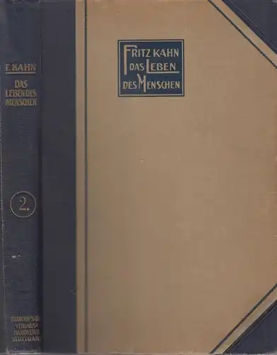 Buch: Das Leben des Menschen, Kahn, Fritz, Band 2, Einzelband, 1924, Kosmos