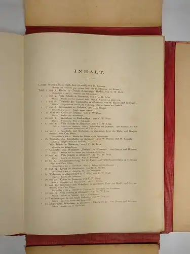 Die Architektur der Hannoverschen Schule. 1. Jahrgang. Gustav Schönermark, 1889