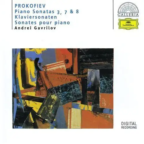 CD: Gavrilov, Andrei, Galleria - Prokofiev Piano Sonatas 3, 7 & 8
