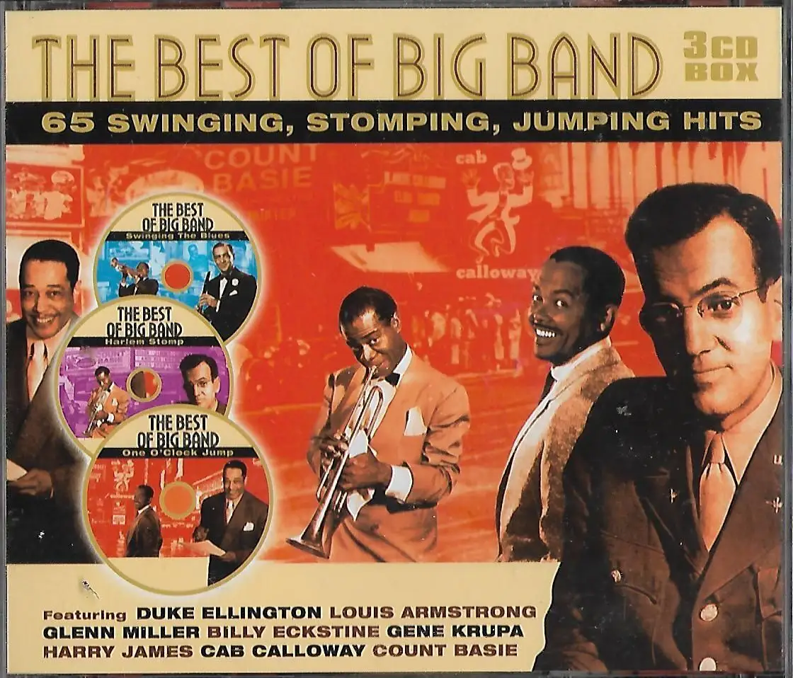 CD-Box: Various, The Best of Big Band: 65 Swinging, Stomping