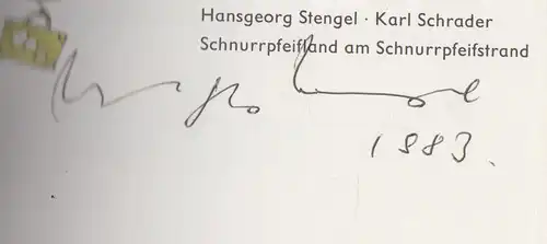 Buch: Schnurrpfeifland und Schnurrpfeifstrand, Stengel, Hansgeorg. 1998