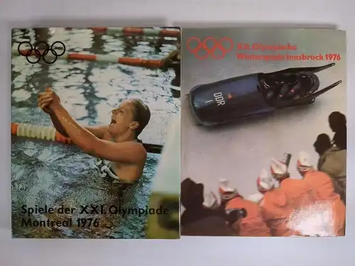 7 Bücher Olympische Spiele, 1976/1980/1984/1988, Montreal, Innsbruck, Soul ...