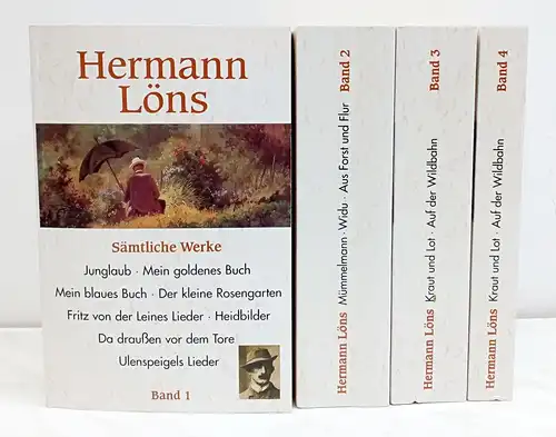 Buch: Sämtliche Werke Band 1-4. Löns, Hermann, 1999, Mundus Verlag