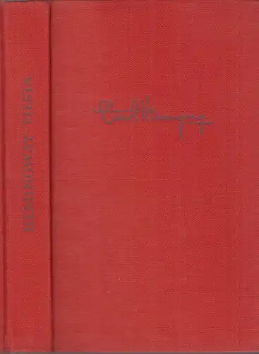Buch: Fiesta, Hemingway, Ernest. 1967, Aufbau Verlag, Roman, gebraucht, gut