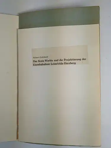 Buch: Die thüringischen Eisenbahnen, speziell die des Thüringer Waldes, Pistor