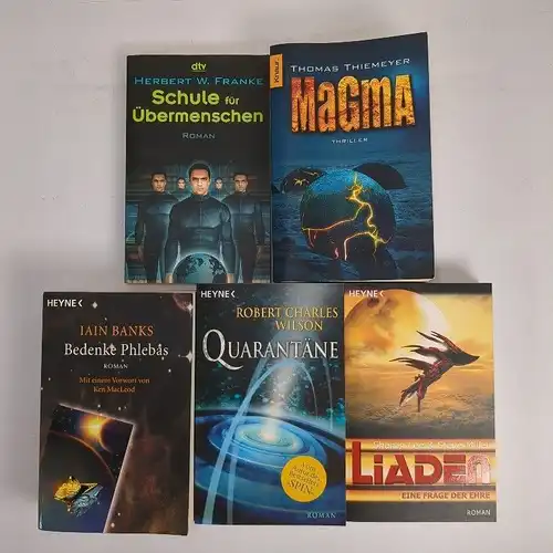 5 Bücher Science Fiction: Franke, Banks, Thiemeyer, Wilson, Lee & Miller