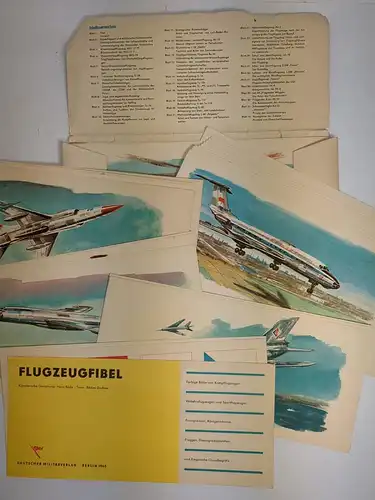 Mappe: Flugzeugfibel, Dochow, Bärbel (Text) / Hans Räde (Bilder), 1965, gut