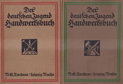 Buch: Der deutschen Jugend Handwerksbuch, Band 1+2, L. Pallat, Teubner, 2 Bände